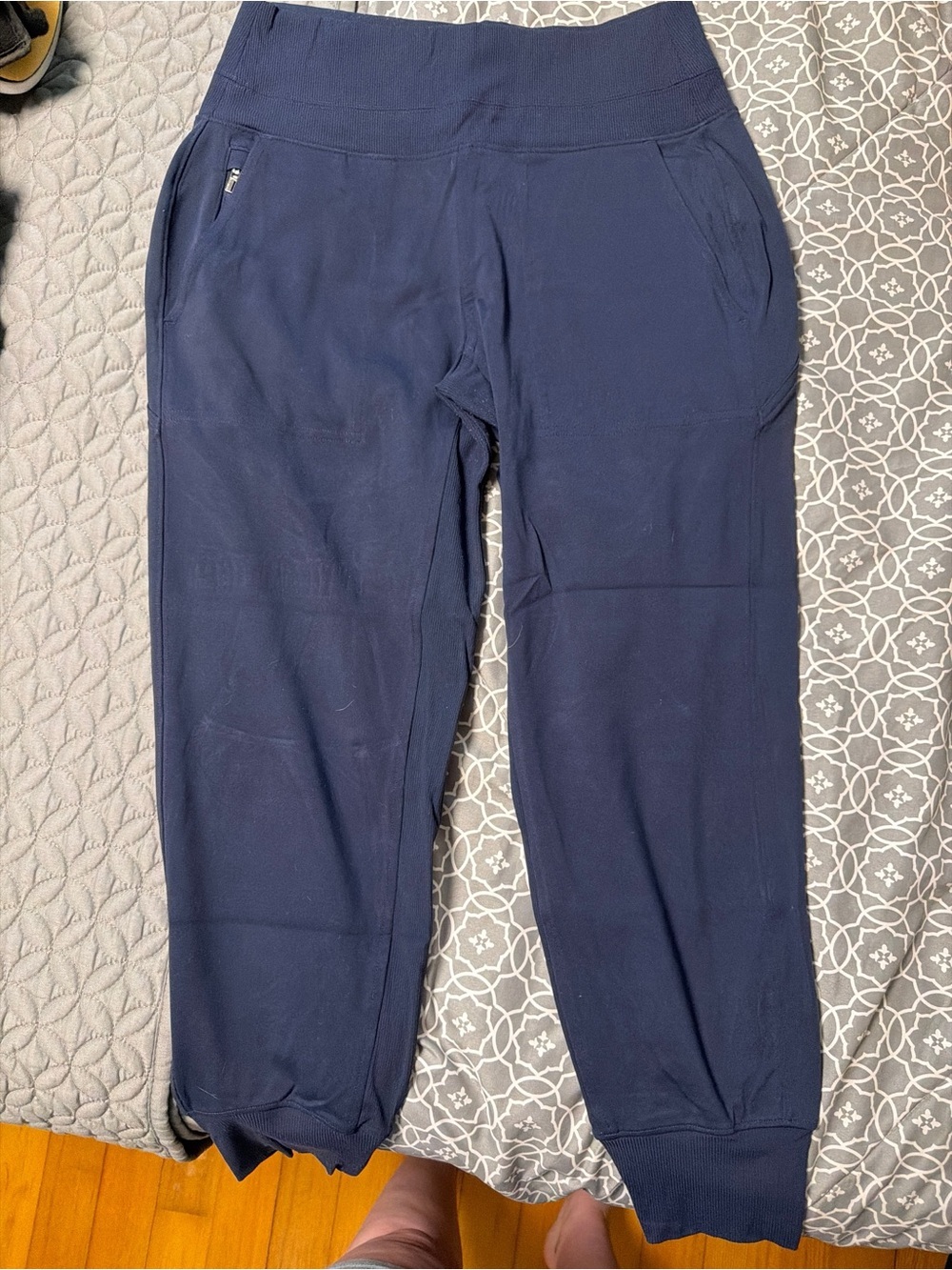 Athleta Navy Blue Lightweight Performance Jogger Pants - Size Small